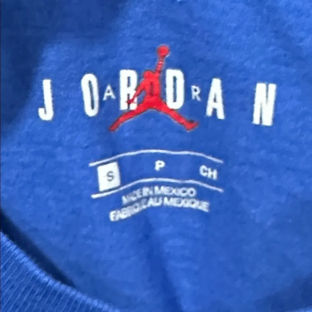 Jordan Blue and Yellow Graphic Tee